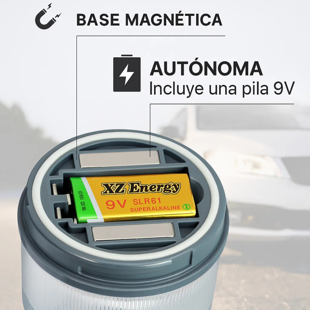 Pack 2 Balizas TROPHY TEKMEE V16 con / Geolocalización DGT 3.0