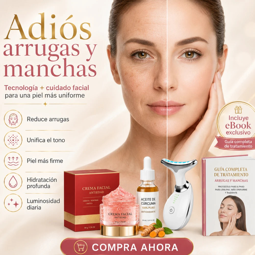 Recupera la Firmeza de tu Rostro  sin cirugía desde casa Tratamiento antiedad /Pack Lift & Glow™