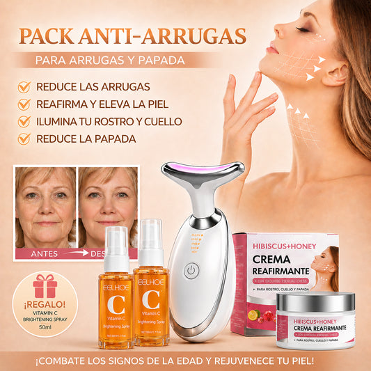 Reduce visiblemente la papada y reafirma tu piel desde casa en solo 5 minutos al día /Clean & Lift™